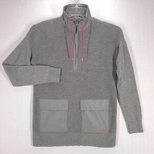 Lauren by Ralph Lauren Waffle Knit 1/4 Zip Pullover